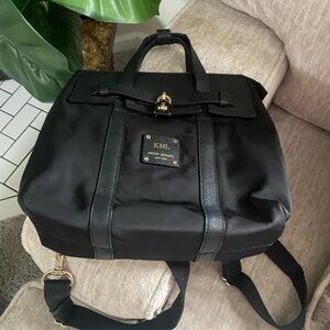 Henri Bendel Black Backpack Bag